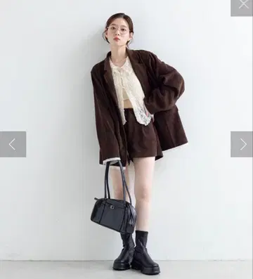 kastane 코듀로이 오버 자켓 + 숏팬츠