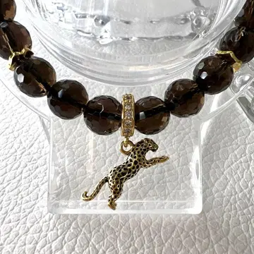 스모키 쿼츠 타이거 팔찌