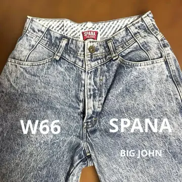 SPANA BIG JOHN 라이트 블루 데님 팬츠 여성용 W66