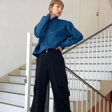 [새상품급] HARE 스웨이드 라이크 풀오버