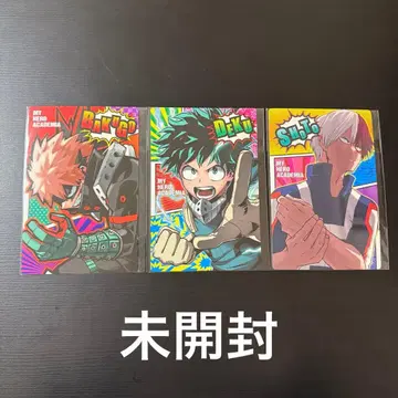 [ 미개봉 ] 나의 히어로 아카데미아 점프샵 구매품 카드 세트 히로아카