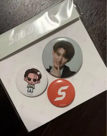 즉시 발송 한국 한정판 무카이 코지 SnowMan 팝업 캔 배지 세트