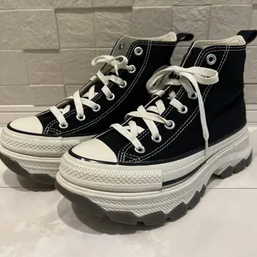 ALL STAR 블랙 통굽 하이컷 스니커즈 새상품급