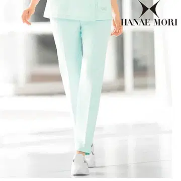 새상품 M~L 하나에모리 스트레이트 팬츠 (타이트) 흰 옷 팬츠 핑크