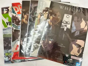 진격의 거인 제일복권 클리어 포스터