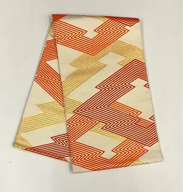 빈티지 카와시마 직물 후쿠로 오비