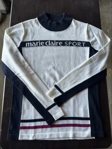 s874 마리끌레르 골프웨어 스웨터 니트