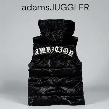아담스 저글러 후드 부착 다운 베스트