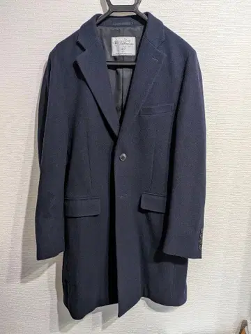 에디피스 EDIFICE 네이비 체스터 코트 417