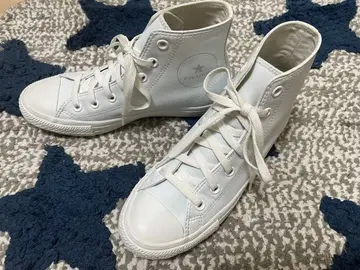 [ CONVERSE ] 발수 하이컷 스니커즈 레인슈즈 화이트