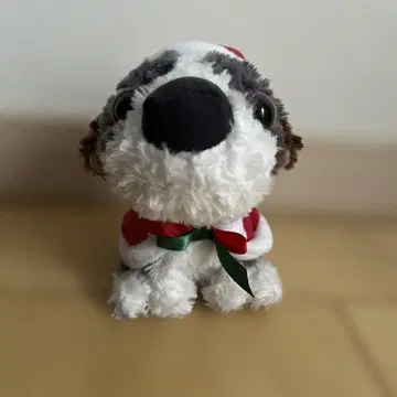 미사용 새상품 더 도그 산타 코스튬 봉제 인형 THE DOG 레어