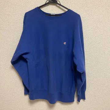 Champion Reverse Weave 크루넥 트레이닝복 블루