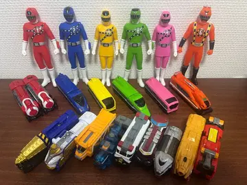 기차전대 토큐저 소프트 비닐 6체, 기차 16대 세트