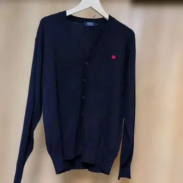 미사용 새상품 POLO 네이비 가디건 9호