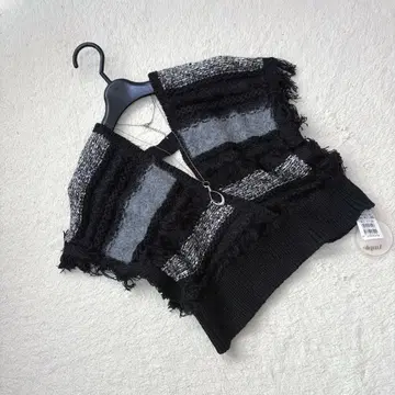 새상품 스콧 클럽 Ample 퍼 니트 베스트 야마다야 프리 사이즈