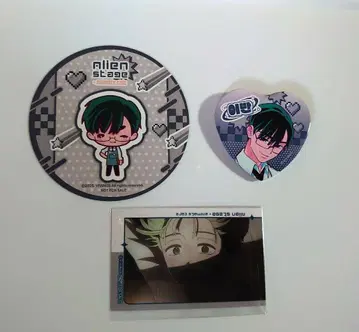 에이리언 스테이지 애니메이트 카페 캔뱃지 특전 이반