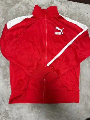 PUMA 집업 저지 레드 US M