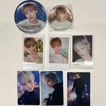 TXT 휴닝카이 인스턴트 사진 캔뱃지 사진 캔뱃지 캡슐 토이