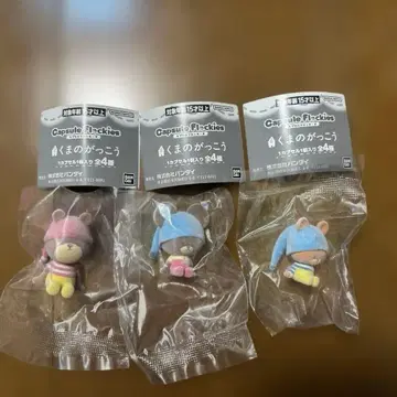 곰 정원 재키 루루 로이 세트 캡슐 플로키즈