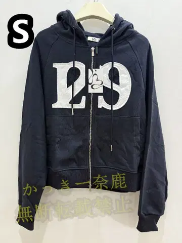 ILLIGO 129 LOGO 29 후드 부착 후드티 S 사이즈 네이비