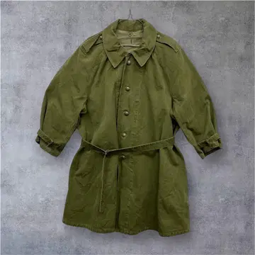 50'S 프랑스군 모터 사이클 코트 밀리터리 그린