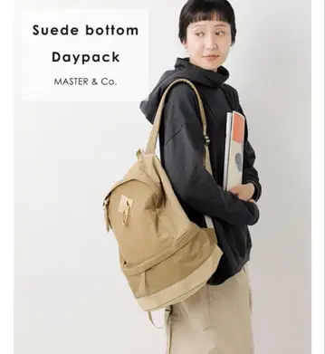 새상품 MASTER&CO. 베이지 백팩 데이팩 마스터앤코