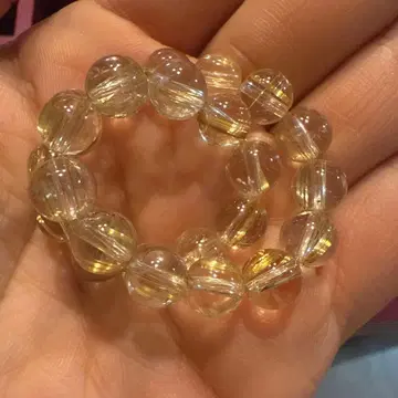 골드 루틸 쿼츠 타이틴 루틸 팔찌 3