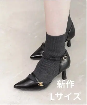 randa 펌프스 라이크 니트 도킹 부츠