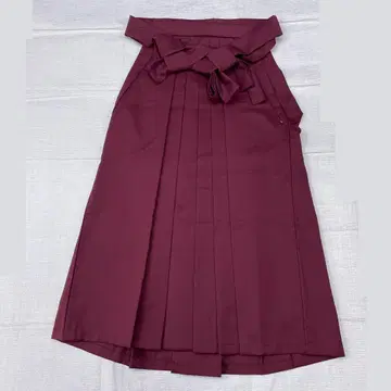 3597 여성용 하카마 브라운 어두운 보라색 무지 졸업식