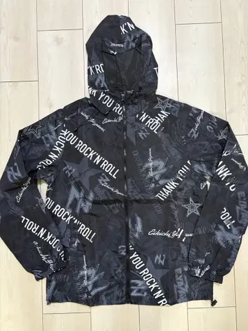 야자와 에이요시 나일론 후드티 로고 엔드리스 사이즈 M