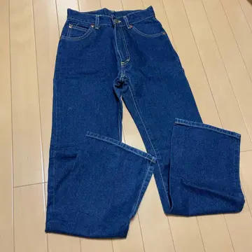 리 다크 블루 플레어 팬츠