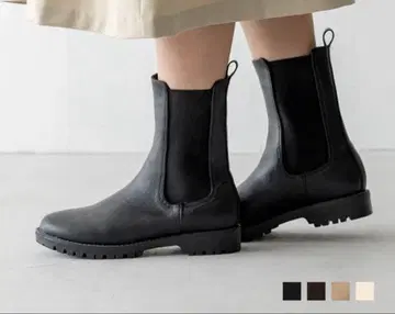 새상품 menus 여성용 블랙 사이드 고어 부츠 숏부츠