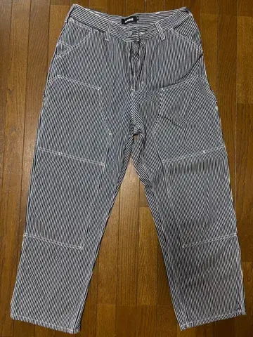 XLARGE 스트라이프 패턴 워크 팬츠 32