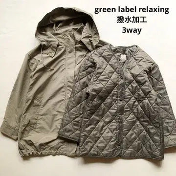 583GLR 발수 코튼 3way 마운틴 파카 긴팔 퀼팅 라이너 포함 36