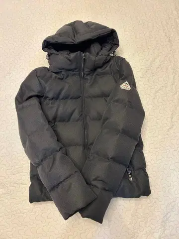 PYRENEX 후드 부착 다운 자켓 S 블랙