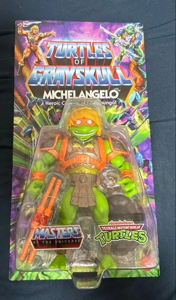 마텔 마스터즈 오브 더 유니버스 터틀즈 오브 그레이스컬 미켈란젤로