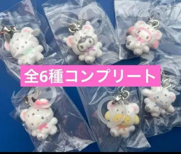 메지루시 액세서리 산리오 캐릭터즈 포근포근 스노우 전 6종 세트