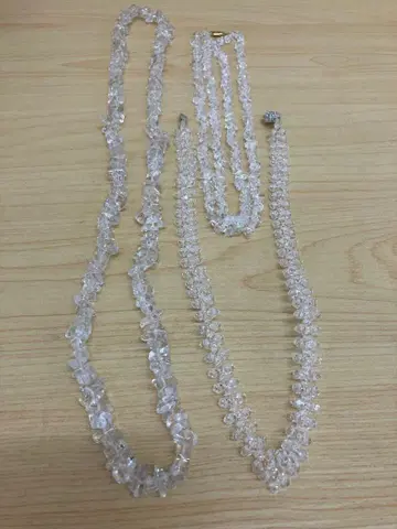 크리스탈 목걸이 세트