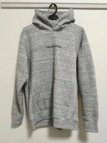 THE NORTH FACE 그레이 후드 부착 후드티