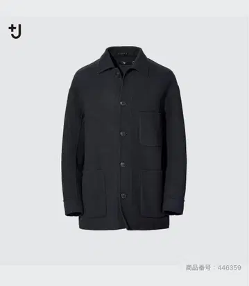 유니클로 울 블렌드 오버 사이즈 셔츠 자켓