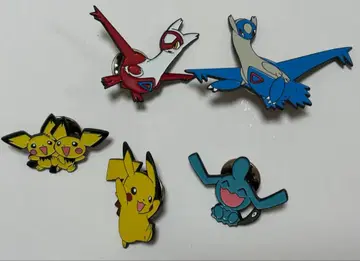 포켓몬 물의 도시의 수호신 라티오스와 라티아스 핀 배지 세트