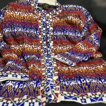 100% 알파카 가디건 페루산 미사용품