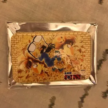 명탐정 코난 코난전 30주년 중국 스퀘어 캔뱃지 코난&란(신이치)