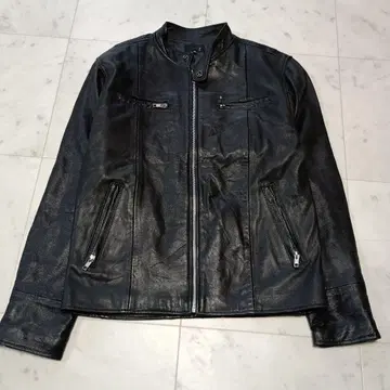 r 아르 가죽 자켓 리사이클 가죽 M