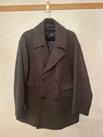 BEAMS 피코트 S 사이즈 다크 브라운