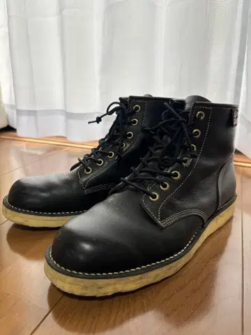 Danner 블랙 가죽 워크 부츠