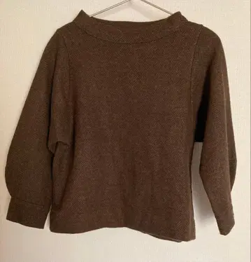 45R 울 저지 플라노 브라운 헤링본