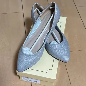 결혼식 글리터 실버 펌프스 웨딩 신발