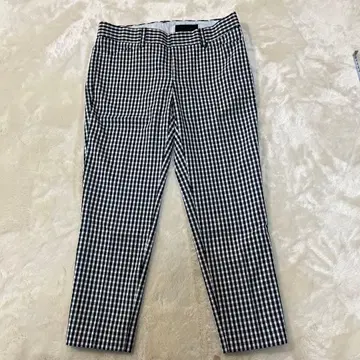 UNTITLED 체크 무늬 캐주얼 팬츠 사이즈 1