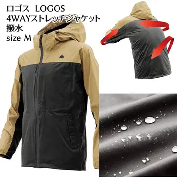 LOGOS 4WAY 스트레치 자켓 M 블랙/베이지 우비